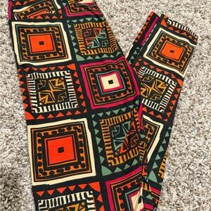 LuLaRoe Multicolor Geometric Leggings